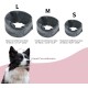 Adjustable Calming Headband for Dogs with Magic Bands, Calming Hood for Dogs Against Anxiety, Keeps them Warm, Ear Protection Purple Light M