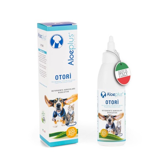 Aloeplus Otorì Ear Cleaner for Dogs and Cats, 125 ml, 100% Natural Aloe Arborescens Organic, Tea Tree Oil, Soothing and Soothing Effect Against Itching Dog (Pack of 1) Aloeplus Otorì Ear Cleaner for Dogs and Cats, 125 ml, 100% Natural Aloe Arborescens Organic, Tea Tree Oil, Soothing and Soothing Effect Against Itching Dog (Pack of 1)