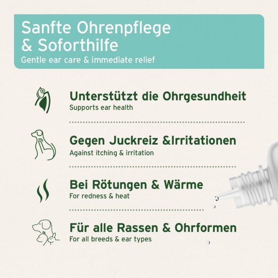 AniForte Ear Drops with Colloidal Silver 25 ppm & Marigold 50 ml | For Dogs, Cats & Small Animals I For Ear Inflammation, Itching I Ear Care, Ear Hygiene, Healthy Ears AniForte Ear Drops with Colloidal Silver 25 ppm & Marigold 50 ml | For Dogs, Cats & Small Animals I For Ear Inflammation, Itching I Ear Care, Ear Hygiene, Healthy Ears