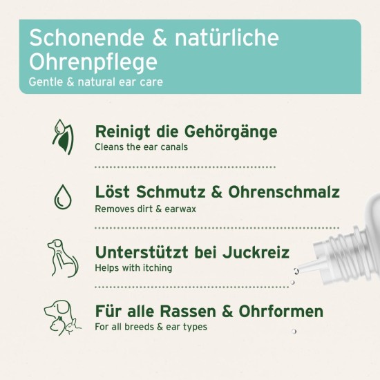 Aniforte Vet Chamomile Ear Cleaner 250Ml – Ear Cleaner – Nourishes and soothes Rapid Action for Dogs and Cats – Gentle Solution without alcohol – Natural product for Animals Aniforte Vet Chamomile Ear Cleaner 250Ml – Ear Cleaner – Nourishes and soothes Rapid Action for Dogs and Cats – Gentle Solution without alcohol – Natural product for Animals