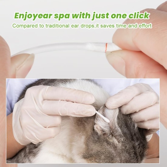 Aomig Dog Cotton Buds Pack of 50 Ear Cleaning for Dogs Ear Cleaner with Ear Drops Ear Cleaning Sticks Pets 8 cm Dog Ear Cleaner Cotton Buds Pet Ears for Pets Dogs Cats Aomig Dog Cotton Buds Pack of 50 Ear Cleaning for Dogs Ear Cleaner with Ear Drops Ear Cleaning Sticks Pets 8 cm Dog Ear Cleaner Cotton Buds Pet Ears for Pets Dogs Cats