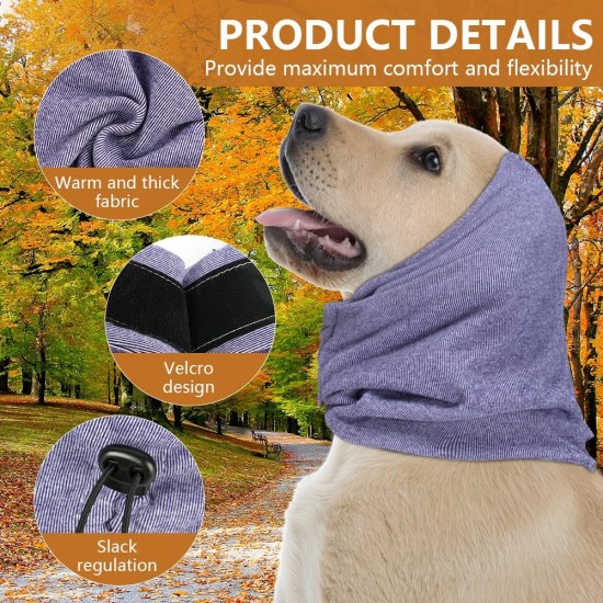 Aomig Earmuffs for Dogs, Dog Hat, Pet Dogs, Hearing Protection, Adjustable Ear Flap for Dogs with Stretch Bands, Dog Head Wrap, Neck Warmer, Dog Ear Protection, Hearing Protection for Dogs (Grey, S) Aomig Earmuffs for Dogs, Dog Hat, Pet Dogs, Hearing Protection, Adjustable Ear Flap for Dogs with Stretch Bands, Dog Head Wrap, Neck Warmer, Dog Ear Protection, Hearing Protection for Dogs (Grey, S)