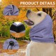 Aomig Earmuffs for Dogs, Dog Hat, Pet Dogs, Hearing Protection, Adjustable Ear Flap for Dogs with Stretch Bands, Dog Head Wrap, Neck Warmer, Dog Ear Protection, Hearing Protection for Dogs (Grey, S) Aomig Earmuffs for Dogs, Dog Hat, Pet Dogs, Hearing Protection, Adjustable Ear Flap for Dogs with Stretch Bands, Dog Head Wrap, Neck Warmer, Dog Ear Protection, Hearing Protection for Dogs (Grey, S)