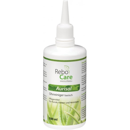 Aurisal Natural Ear Cleaner 100 ml for Dogs, Cats & Pets: Soothing Aloe Vera, Effective for Pollution, Easy to Use with Applicator Aurisal Natural Ear Cleaner 100 ml for Dogs, Cats & Pets: Soothing Aloe Vera, Effective for Pollution, Easy to Use with Applicator