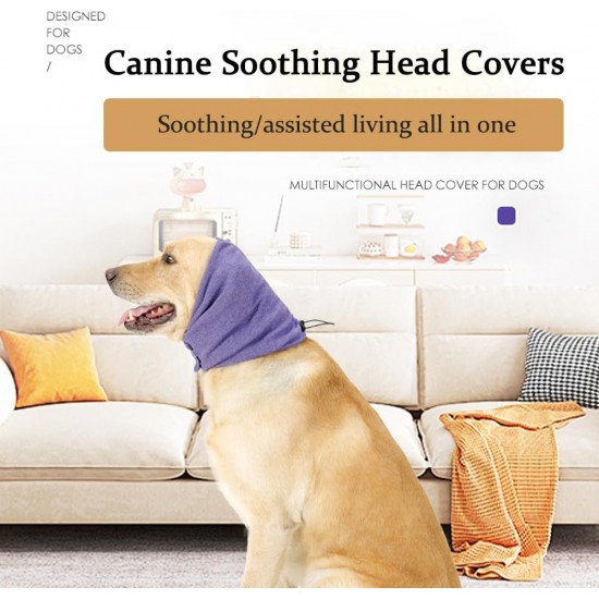 BWOOOWE Ear Protection for Dogs, Soothing Earmuffs for Dogs, Dog Scarf for Neck, Earmuffs, Forces for Anxiety Relief and Calming (Pessimistic, L) BWOOOWE Ear Protection for Dogs, Soothing Earmuffs for Dogs, Dog Scarf for Neck, Earmuffs, Forces for Anxiety Relief and Calming (Pessimistic, L)