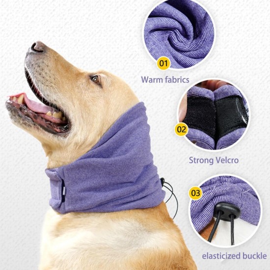 BWOOOWE Ear Protection for Dogs, Soothing Earmuffs for Dogs, Dog Scarf for Neck, Earmuffs, Forces for Anxiety Relief and Calming (Pessimistic, L) BWOOOWE Ear Protection for Dogs, Soothing Earmuffs for Dogs, Dog Scarf for Neck, Earmuffs, Forces for Anxiety Relief and Calming (Pessimistic, L)