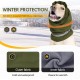 Blue Dream Island Dog Earmuffs Adjustable Waterproof Warm Cold Weather Headwear Ear Protection Noise Reducing Silent Tube Protector Anxiety Relieving Calming