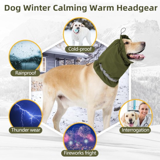 Blue Dream Island Dog Earmuffs Adjustable Waterproof Warm Cold Weather Headwear Ear Protection Noise Reducing Silent Tube Protector Anxiety Relieving Calming Blue Dream Island Dog Earmuffs Adjustable Waterproof Warm Cold Weather Headwear Ear Protection Noise Reducing Silent Tube Protector Anxiety Relieving Calming