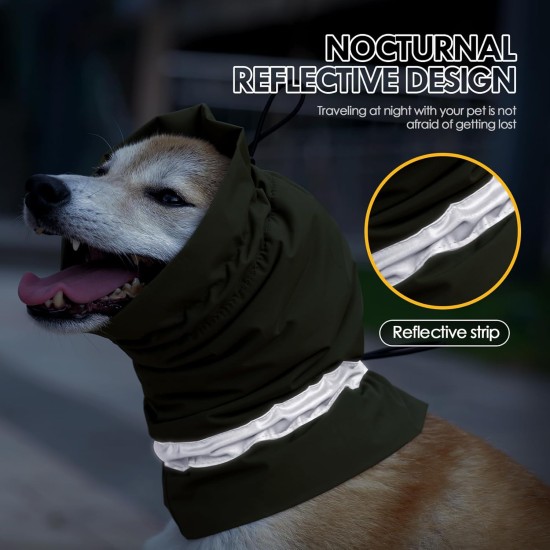 Blue Dream Island Dog Earmuffs Adjustable Waterproof Warm Cold Weather Headwear Ear Protection Noise Reducing Silent Tube Protector Anxiety Relieving Calming Blue Dream Island Dog Earmuffs Adjustable Waterproof Warm Cold Weather Headwear Ear Protection Noise Reducing Silent Tube Protector Anxiety Relieving Calming