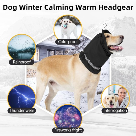 Blue Dream Island Dog Earmuffs Adjustable Waterproof Warm Cold Weather Headwear Ear Protection Noise Reducing Silent Tube Protector Anxiety Relieving Calming Blue Dream Island Dog Earmuffs Adjustable Waterproof Warm Cold Weather Headwear Ear Protection Noise Reducing Silent Tube Protector Anxiety Relieving Calming