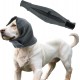 CAPASTEC Adjustable Calming Headband for Dogs with Magic Bands, Calming Hood for Dogs Against Anxiety, Keeps them Warm, Ear Protection Grey L CAPASTEC Adjustable Calming Headband for Dogs with Magic Bands, Calming Hood for Dogs Against Anxiety, Keeps them Warm, Ear Protection Grey L