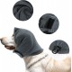 CAPASTEC Adjustable Calming Headband for Dogs with Magic Bands, Calming Hood for Dogs Against Anxiety, Keeps them Warm, Ear Protection Grey L CAPASTEC Adjustable Calming Headband for Dogs with Magic Bands, Calming Hood for Dogs Against Anxiety, Keeps them Warm, Ear Protection Grey L