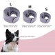 CAPASTEC Adjustable Calming Headband for Dogs with Magic Bands, Calming Hood for Dogs Against Anxiety, Keeps them Warm, Ear Protection Grey L CAPASTEC Adjustable Calming Headband for Dogs with Magic Bands, Calming Hood for Dogs Against Anxiety, Keeps them Warm, Ear Protection Grey L
