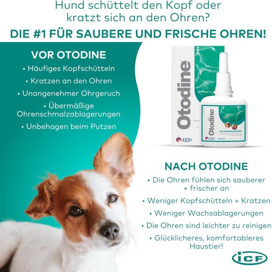Cif fatro Otodine Headset Solution for Dogs and Cats – 100 ml Cif fatro Otodine Headset Solution for Dogs and Cats – 100 ml