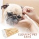 Cotton Buds Wooden Cotton Pack of 100 Dog Cotton Buds Applicator Dog Cotton Buds Ear Cleaner Long Wooden Handles Cotton Buds for Pets Dogs Cats 15 cm Cotton Buds Wooden Cotton Pack of 100 Dog Cotton Buds Applicator Dog Cotton Buds Ear Cleaner Long Wooden Handles Cotton Buds for Pets Dogs Cats 15 cm