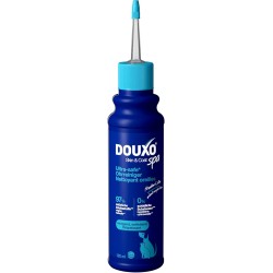 DOUXO Skin & Coat SPA - Ultra-Safe Ear Cleaner for Dogs and Cats 120ml Gently Cleans the Ear, Removes Earwax, Skin Friendly Formula