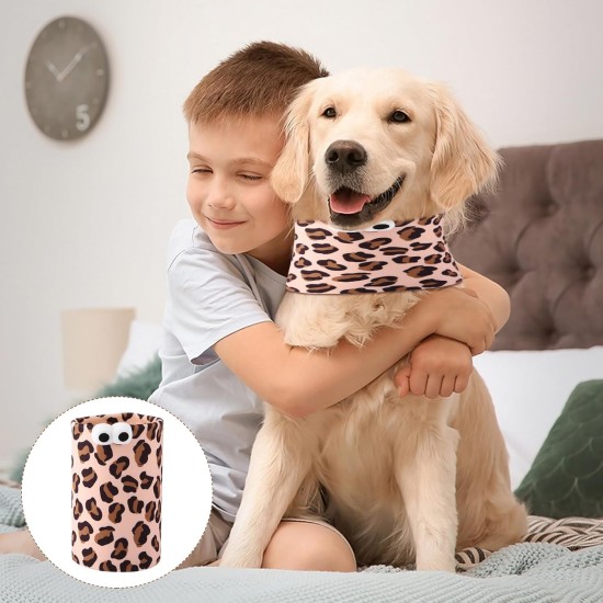 Dog Cat Earmuffs, Noise Protection, Neck and Ear Warmer, Headwear, Pet Scarf, Earmuffs for Dogs and Cats, Anxiety Relief and Calming (Leopard, S/M) Dog Cat Earmuffs, Noise Protection, Neck and Ear Warmer, Headwear, Pet Scarf, Earmuffs for Dogs and Cats, Anxiety Relief and Calming (Leopard, S/M)