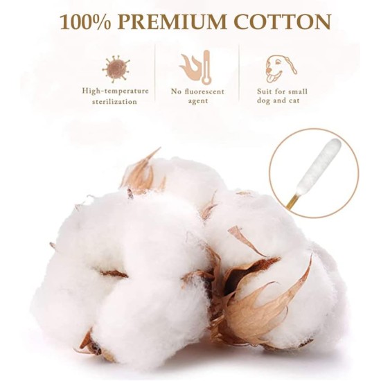 Dog Cotton Buds, Ear Cleaner for Dogs, Cotton Buds, Ear Cleaner, Size Pets Ear Cleaner, Long, Ear Cleaning for Dogs, Ear Cleaner, Ear Cleaning Sticks, Pack of 50 Dog Cotton Buds, Ear Cleaner for Dogs, Cotton Buds, Ear Cleaner, Size Pets Ear Cleaner, Long, Ear Cleaning for Dogs, Ear Cleaner, Ear Cleaning Sticks, Pack of 50