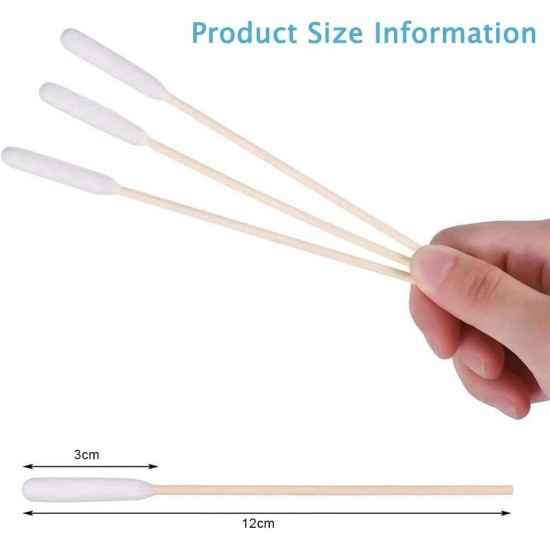 Dog Cotton Buds, Pack of 50 Pet Ear Cleaners Long, Dog Ear Cleaning Sticks, Wooden Ear Cleaning for Pets, Dogs, Ear Cleaning Sticks for Pets, Dogs, Cats, 12 cm Dog Cotton Buds, Pack of 50 Pet Ear Cleaners Long, Dog Ear Cleaning Sticks, Wooden Ear Cleaning for Pets, Dogs, Ear Cleaning Sticks for Pets, Dogs, Cats, 12 cm