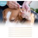 Dog Cotton Buds, Pack of 50 Pet Ear Cleaners Long, Dog Ear Cleaning Sticks, Wooden Ear Cleaning for Pets, Dogs, Ear Cleaning Sticks for Pets, Dogs, Cats, 12 cm Dog Cotton Buds, Pack of 50 Pet Ear Cleaners Long, Dog Ear Cleaning Sticks, Wooden Ear Cleaning for Pets, Dogs, Ear Cleaning Sticks for Pets, Dogs, Cats, 12 cm