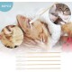 Dog Cotton Buds, Pack of 50 Pet Ear Cleaners Long, Dog Ear Cleaning Sticks, Wooden Ear Cleaning for Pets, Dogs, Ear Cleaning Sticks for Pets, Dogs, Cats, 12 cm Dog Cotton Buds, Pack of 50 Pet Ear Cleaners Long, Dog Ear Cleaning Sticks, Wooden Ear Cleaning for Pets, Dogs, Ear Cleaning Sticks for Pets, Dogs, Cats, 12 cm