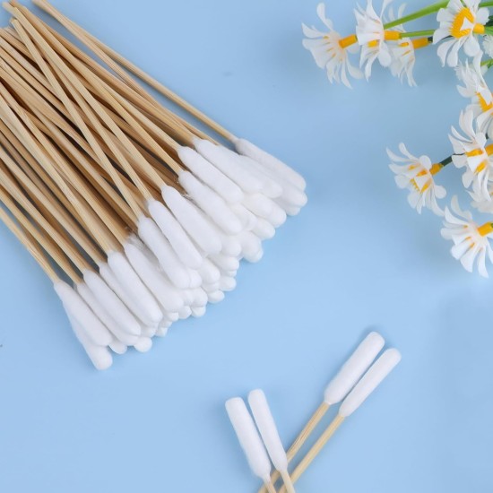 Dog Cotton Buds, Pack of 50 Pet Ear Cleaners, Long, Ear Cleaning Sticks, Pet with Wide Head - for Pets, Dogs, Cats (15 cm) Dog Cotton Buds, Pack of 50 Pet Ear Cleaners, Long, Ear Cleaning Sticks, Pet with Wide Head - for Pets, Dogs, Cats (15 cm)