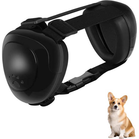 Dog Ear Muffs for Hearing Protection, 29 dB NRR Dog Ear Muffs for Noise Protection, Noise Cancelling Headphones, White Dog Ear Muffs for Hearing Protection, 29 dB NRR Dog Ear Muffs for Noise Protection, Noise Cancelling Headphones, White