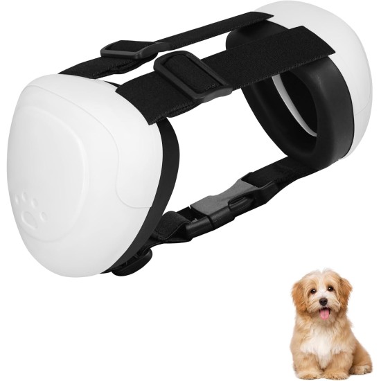Dog Ear Muffs for Hearing Protection, 29 dB NRR Dog Ear Muffs for Noise Protection, Noise Cancelling Headphones, White Dog Ear Muffs for Hearing Protection, 29 dB NRR Dog Ear Muffs for Noise Protection, Noise Cancelling Headphones, White