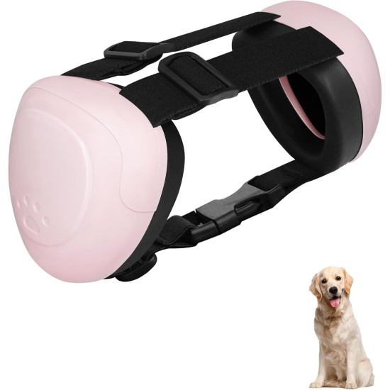 Dog Ear Muffs for Hearing Protection, 29 dB NRR Dog Ear Muffs for Noise Protection, Noise Cancelling Headphones, White Dog Ear Muffs for Hearing Protection, 29 dB NRR Dog Ear Muffs for Noise Protection, Noise Cancelling Headphones, White