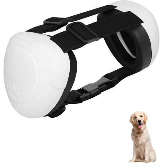Dog Ear Muffs for Hearing Protection, 29 dB NRR Dog Ear Muffs for Noise Protection, Noise Cancelling Headphones, White Dog Ear Muffs for Hearing Protection, 29 dB NRR Dog Ear Muffs for Noise Protection, Noise Cancelling Headphones, White