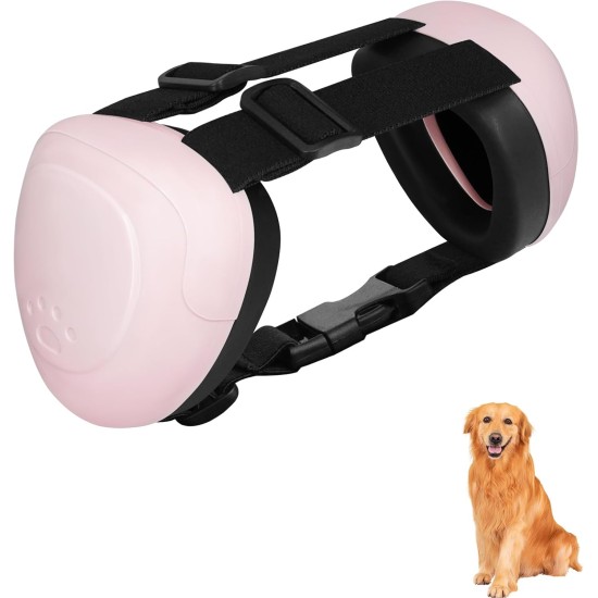 Dog Ear Muffs for Hearing Protection, 29 dB NRR Dog Ear Muffs for Noise Protection, Noise Cancelling Headphones, White Dog Ear Muffs for Hearing Protection, 29 dB NRR Dog Ear Muffs for Noise Protection, Noise Cancelling Headphones, White