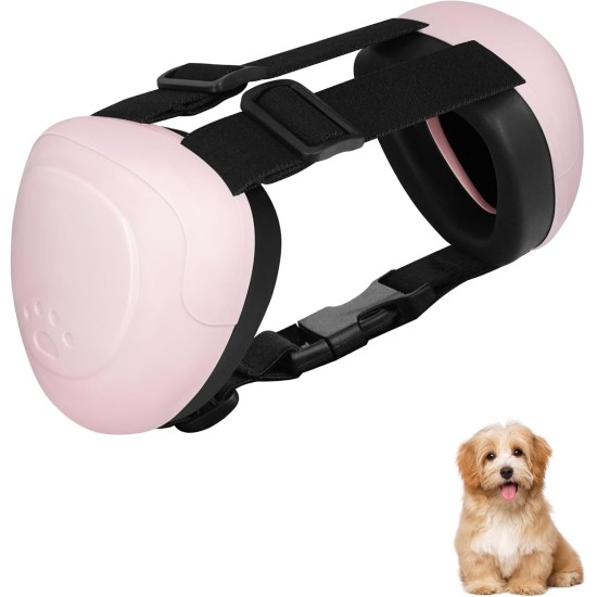 Dog Ear Muffs for Hearing Protection, 29 dB NRR Dog Ear Muffs for Noise Protection, Noise Cancelling Headphones, White Dog Ear Muffs for Hearing Protection, 29 dB NRR Dog Ear Muffs for Noise Protection, Noise Cancelling Headphones, White