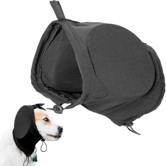 Dog Ear Pain Ear Protection, Dog Headphones Headband Hearing Protection Dog Fireworks Soothe Ear Protection Dog for Dog Hearing Protection Winter Dog Head Wrap with Cord Fix Dog Ear Pain Ear Protection, Dog Headphones Headband Hearing Protection Dog Fireworks Soothe Ear Protection Dog for Dog Hearing Protection Winter Dog Head Wrap with Cord Fix