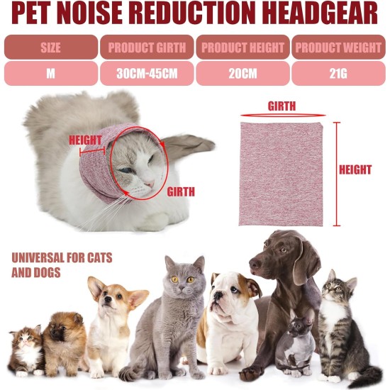 Dog Ear Protection, Hearing Protection for Dogs, Dog Earmuffs, Dog Ear Protection, Dog Hearing Protection, Soothing Earmuffs for Dogs, Keep Warm Anxiety Relief, Pink, M Dog Ear Protection, Hearing Protection for Dogs, Dog Earmuffs, Dog Ear Protection, Dog Hearing Protection, Soothing Earmuffs for Dogs, Keep Warm Anxiety Relief, Pink, M