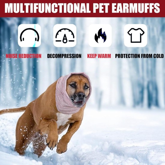 Dog Ear Protection, Hearing Protection for Dogs, Dog Earmuffs, Dog Ear Protection, Dog Hearing Protection, Soothing Earmuffs for Dogs, Keep Warm Anxiety Relief, Pink, M Dog Ear Protection, Hearing Protection for Dogs, Dog Earmuffs, Dog Ear Protection, Dog Hearing Protection, Soothing Earmuffs for Dogs, Keep Warm Anxiety Relief, Pink, M
