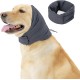 Dog Ear Protectors for Anxiety Relief, Adjustable Dog Hood for Grooming and Bathing, Drying, Noise Protection, Hearing Protection for Cats and Dogs, Size L, Grey) Dog Ear Protectors for Anxiety Relief, Adjustable Dog Hood for Grooming and Bathing, Drying, Noise Protection, Hearing Protection for Cats and Dogs, Size L, Grey)