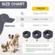 Dog Ear Protectors for Anxiety Relief, Adjustable Dog Hood for Grooming and Bathing, Drying, Noise Protection, Hearing Protection for Cats and Dogs, Size L, Grey) Dog Ear Protectors for Anxiety Relief, Adjustable Dog Hood for Grooming and Bathing, Drying, Noise Protection, Hearing Protection for Cats and Dogs, Size L, Grey)