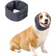 Dog Earmuffs, Soothing Hood, Noise Protection, Neck and Ear Warmers for Comfort, Anxiety Relief and Calming (Dark Grey, L)