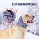 Dog Earmuffs, Soothing Hood, Noise Protection, Neck and Ear Warmers for Comfort, Anxiety Relief and Calming (Dark Grey, L)