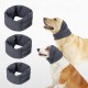 Dog Earmuffs, Soothing Hood, Noise Protection, Neck and Ear Warmers for Comfort, Anxiety Relief and Calming (Dark Grey, L)