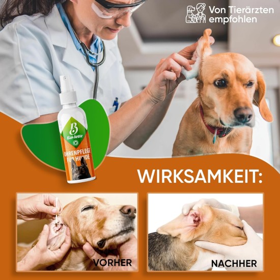 Dog Grooming Kit: (300X) Probiotic Ear Care Spray for Dogs - Natural Ear Cleaner and Earwax Remover, Gentle on Skin and Supports Ear Care (Ear Care 100ml) Dog Grooming Kit: (300X) Probiotic Ear Care Spray for Dogs - Natural Ear Cleaner and Earwax Remover, Gentle on Skin and Supports Ear Care (Ear Care 100ml)