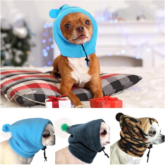 Dog Hat, Soft Warm Fleece Soothing Dog Ears Windproof Quiet Ears for Medium Large Dogs, Hot Pink, XXL Dog Hat, Soft Warm Fleece Soothing Dog Ears Windproof Quiet Ears for Medium Large Dogs, Hot Pink, XXL