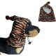 Dog Hat, Soft Warm Fleece Soothing Dog Ears Windproof Quiet Ears for Medium Large Dogs, Hot Pink, XXL