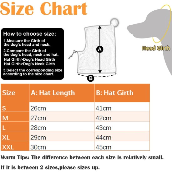 Dog Hat, Soft Warm Fleece Soothing Dog Ears Windproof Quiet Ears for Medium Large Dogs, Hot Pink, XXL Dog Hat, Soft Warm Fleece Soothing Dog Ears Windproof Quiet Ears for Medium Large Dogs, Hot Pink, XXL