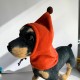 Dog Hat, Soft Warm Fleece Soothing Dog Ears Windproof Quiet Ears for Medium Large Dogs, Hot Pink, XXL