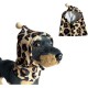 Dog Hat, Soft Warm Fleece Soothing Dog Ears Windproof Quiet Ears for Medium Large Dogs, Hot Pink, XXL