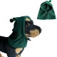 Dog Hat, Soft Warm Fleece Soothing Dog Ears Windproof Quiet Ears for Medium Large Dogs, Hot Pink, XXL