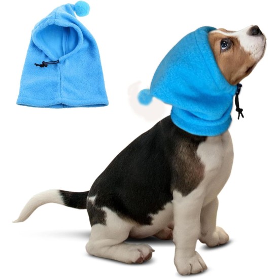 Dog Hat, Soft Warm Fleece Soothing Dog Ears Windproof Quiet Ears for Medium Large Dogs, Hot Pink, XXL Dog Hat, Soft Warm Fleece Soothing Dog Ears Windproof Quiet Ears for Medium Large Dogs, Hot Pink, XXL