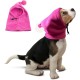 Dog Hat, Soft Warm Fleece Soothing Dog Ears Windproof Quiet Ears for Medium Large Dogs, Hot Pink, XXL