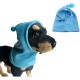 Dog Hat, Soft Warm Fleece Soothing Dog Ears Windproof Quiet Ears for Medium Large Dogs, Hot Pink, XXL